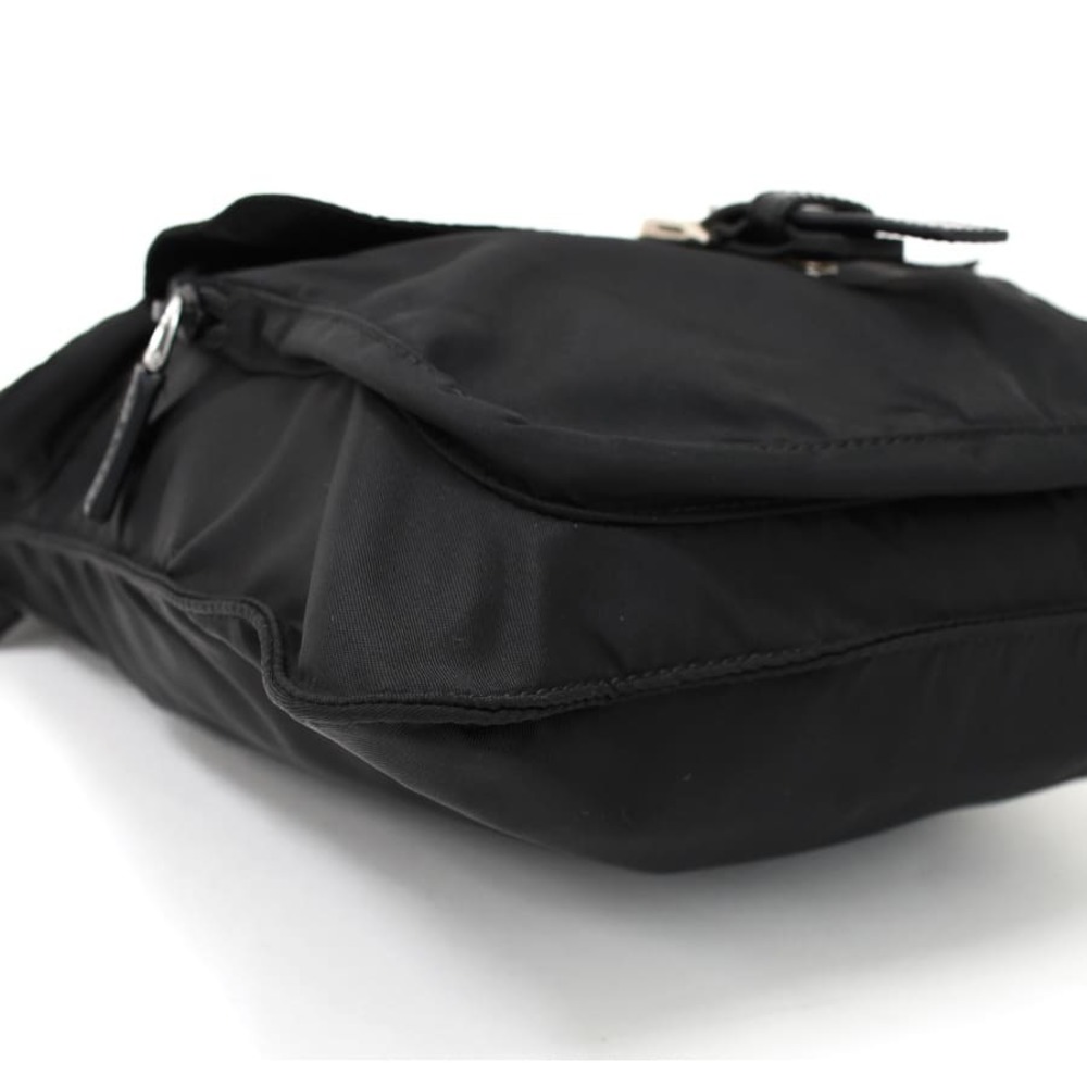 Prada Body Bag Triangular Plate Triangle Nylon Le… - image 5